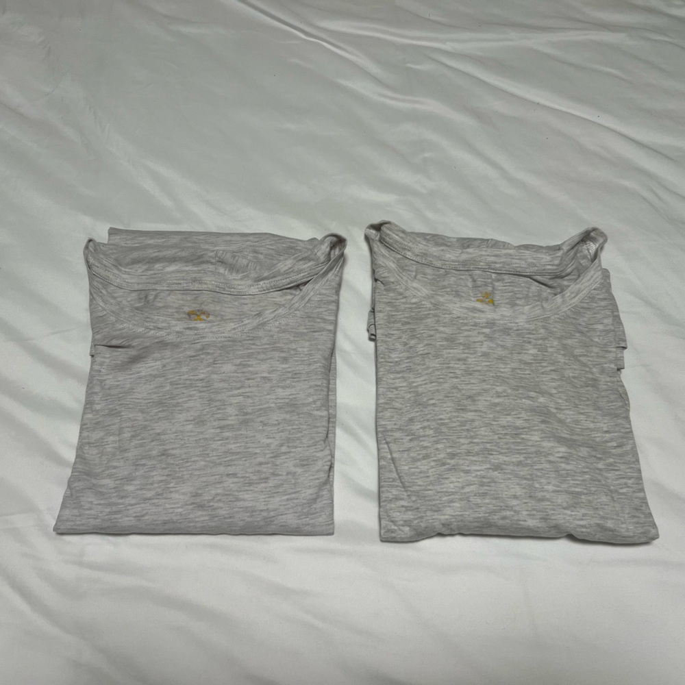 Natural Uniforms Women's Under Scrub - Set of 2 in Heather Grey, Size XL